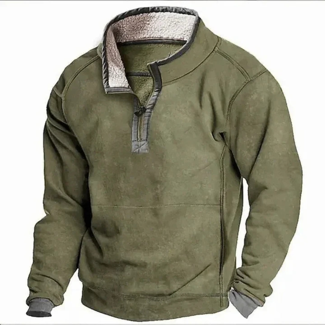 KRWN Fleece-Lined Autumn Overshirt