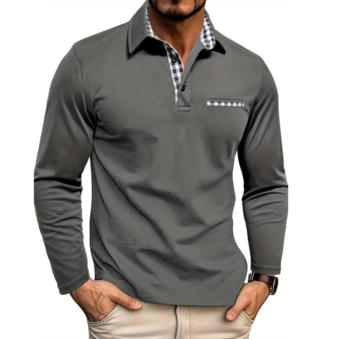 KRWN Premium Long-Sleeve Polo