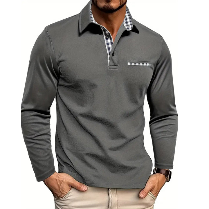 KRWN Premium Long-Sleeve Polo