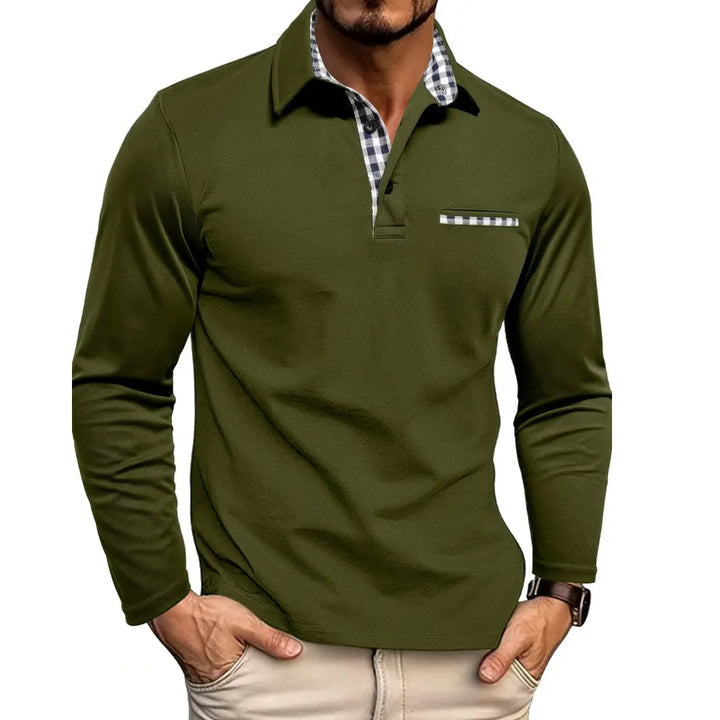 KRWN Premium Long-Sleeve Polo