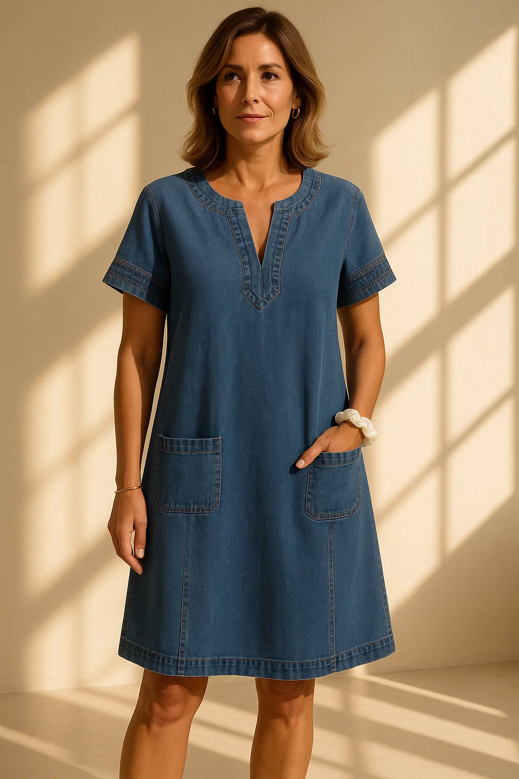 Camille | Tidløs denimkjole