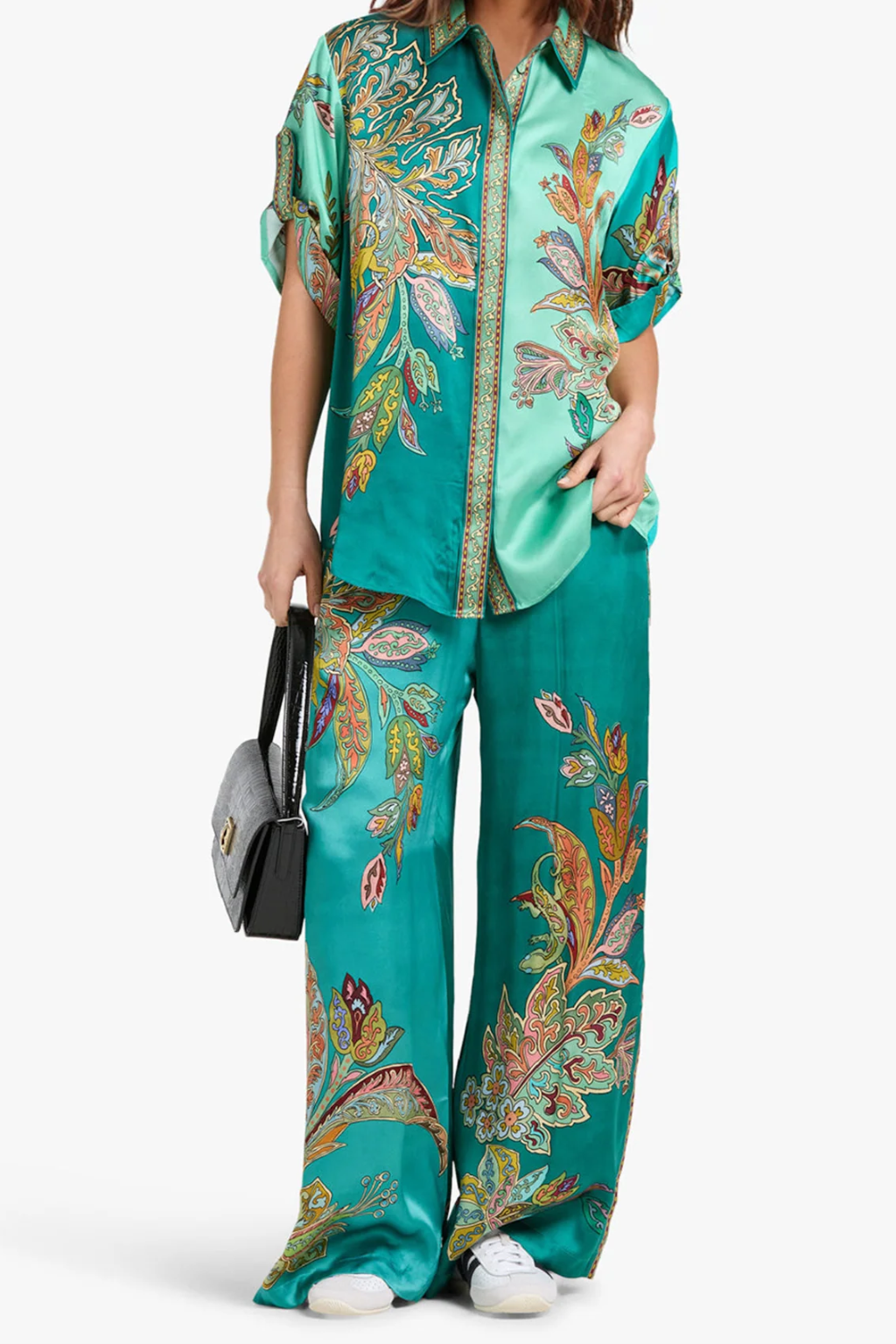Emerald | Zijdezachte Blouse En Broek