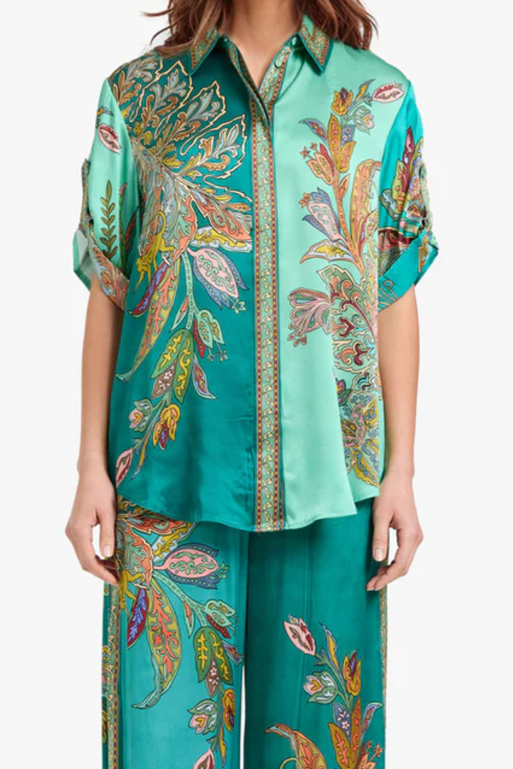 Emerald | Zijdezachte Blouse En Broek