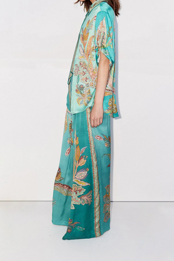 Emerald | Zijdezachte Blouse En Broek