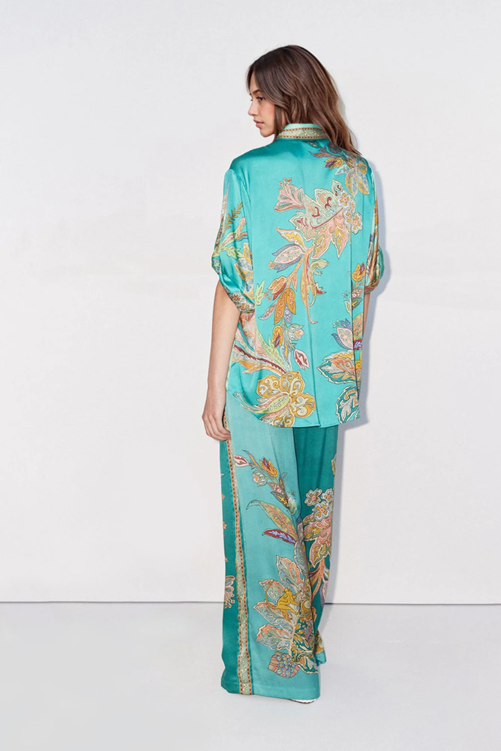 Emerald | Zijdezachte Blouse En Broek