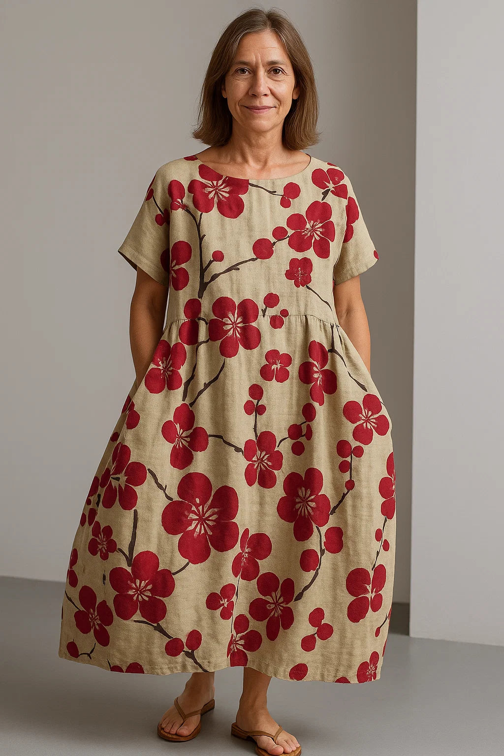 Linde | Kimono Jurk
