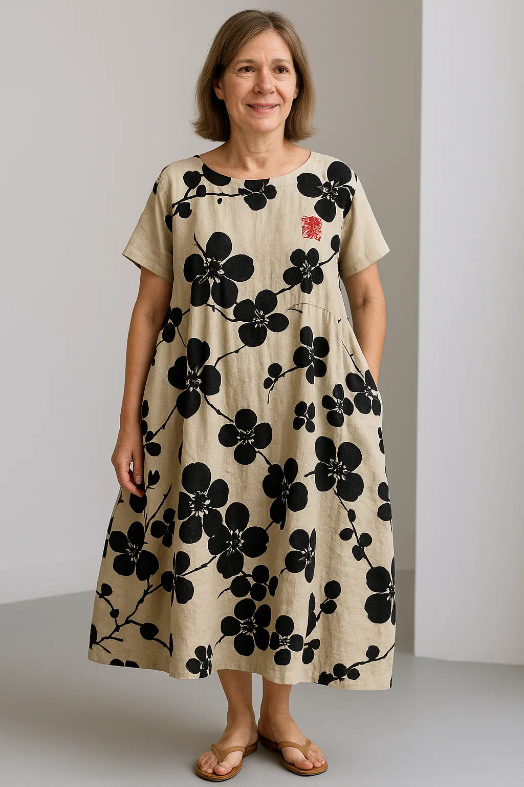 Linde | Kimono Jurk